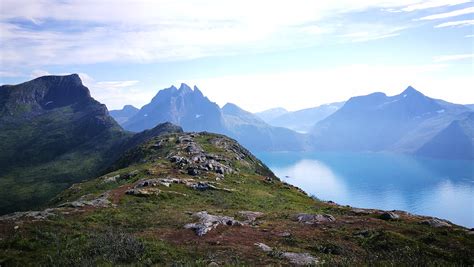 Hiked up Segla, on the island of Senja in Northern Norway today. The ...