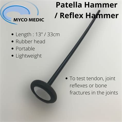 Reflex Hammer / Patella Hammer / Test Deep Tendon Reflexes / Tomahawk ...