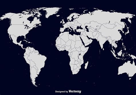 World Map Vector Download at Vectorified.com | Collection of World Map ...