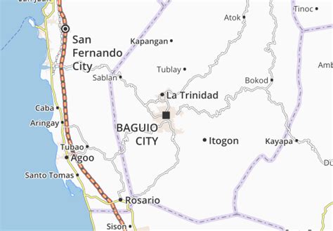 MICHELIN Baguio City map - ViaMichelin