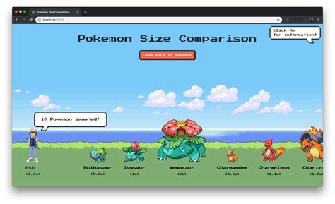 GitHub - ypxio/pokesize: Pokemon Size Comparison, built with Laravel ...