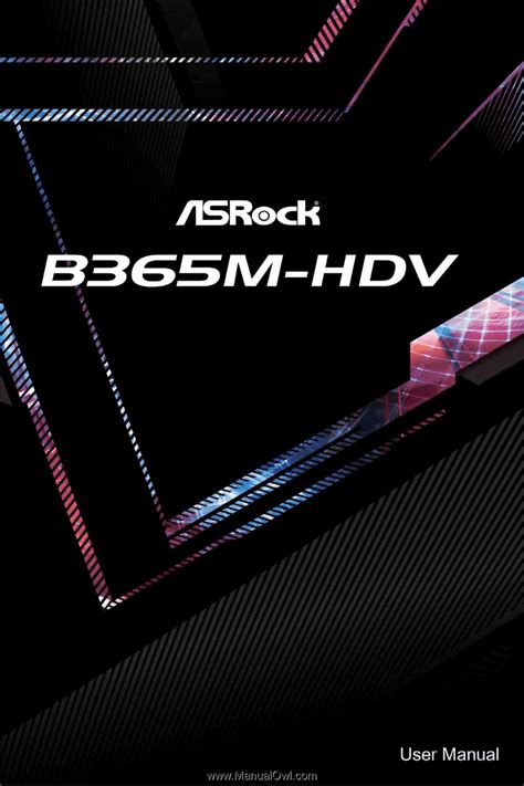 ASRock B365M-HDV | User Manual