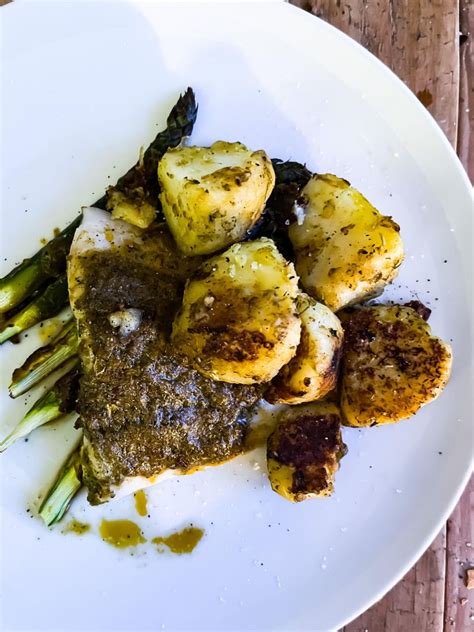 Roast Hake with grilled Spring Onion Butter – shandadwell