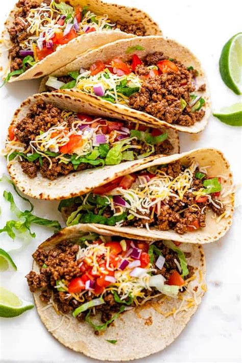 Mexican Ground Beef Street Tacos Recipe | Deporecipe.co