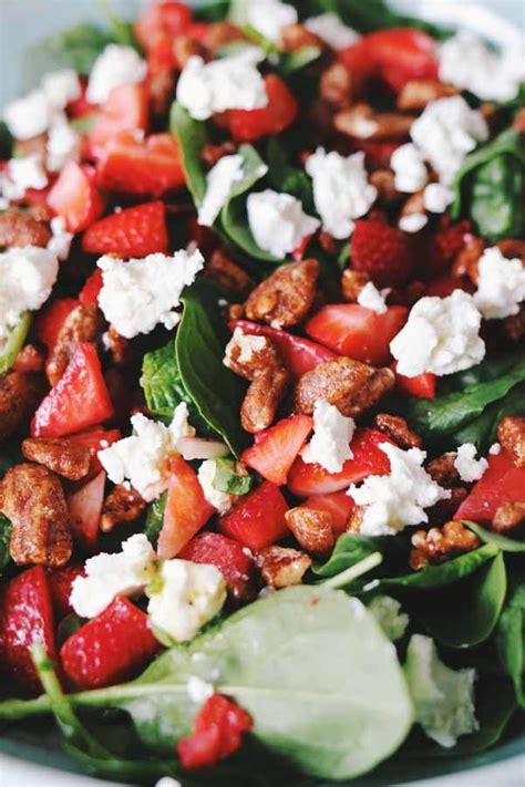 Strawberry Goat Cheese Salad - Grilled Cheese Social