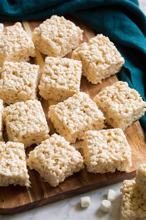 Rice Krispie Treats - Made with the perfect ratios of cereal ...