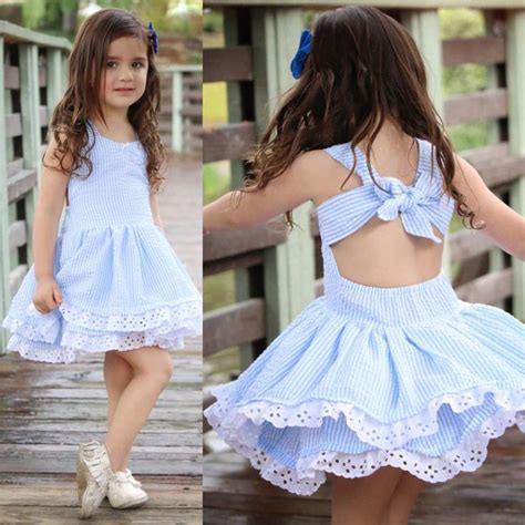 Toddler Kids Baby Girl Lace Party Pageant Princess Tutu Dress Casual ...