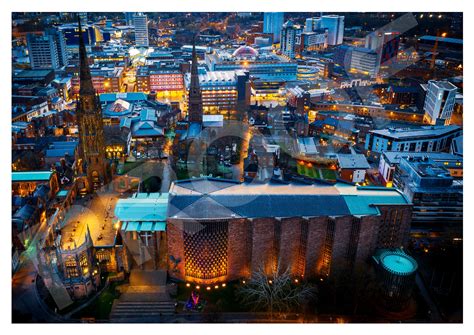 Coventry's Skyline coventry Cathedral Limited Print - Etsy UK