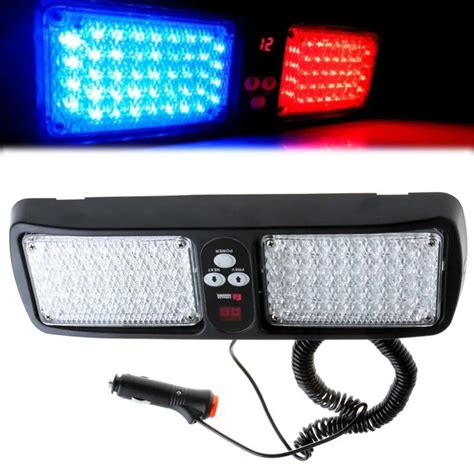 86 LED Visor Panel Car led strobe light Emergency Light Police led ...