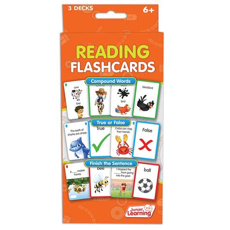 Reading Flash Cards - JRL218 | Junior Learning | Reading Skills