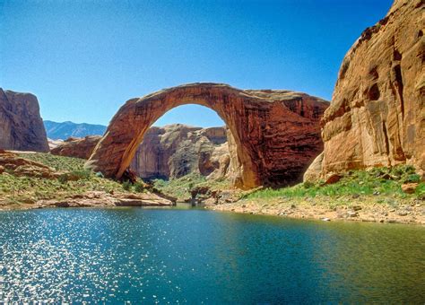 Utah - Rainbow Bridge at Lake Powell is the world’s tallest natural ...