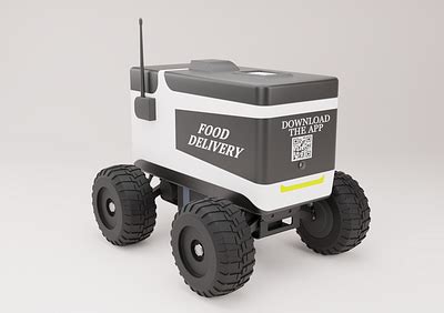 Food Delivery Robot designs, themes, templates and downloadable graphic ...