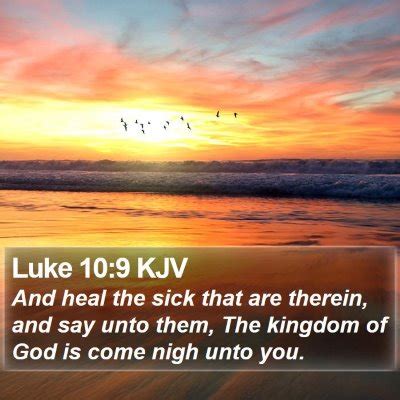 Luke 10 Scripture Images - Luke Chapter 10 KJV Bible Verse Pictures