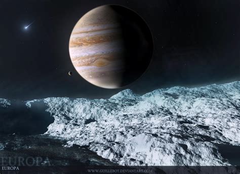 EUROPA Jupiters Moon by GuilleBot on DeviantArt