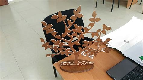 Laser Cut Tree Decoration DXF File - ARABIC CNC