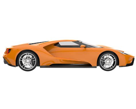 Sport car isolated on transparent background. 3d rendering ...