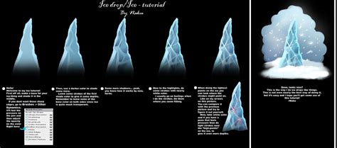 Ice tutorial by Nakubi on DeviantArt