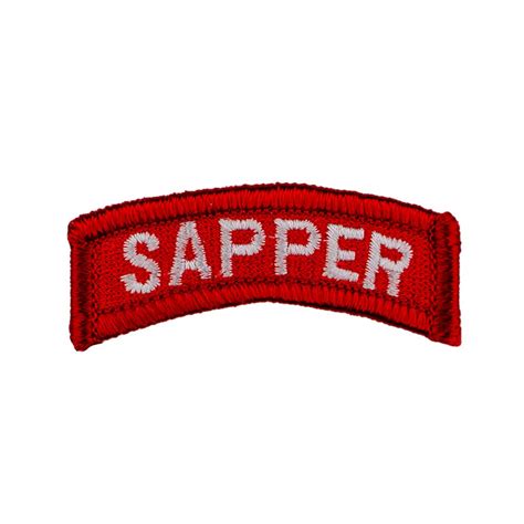 Sapper Full Color Tab Patch with Velcro