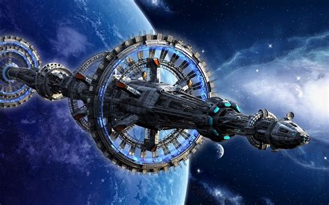 spaceship, Space Station, Science Fiction Wallpapers HD / Desktop and ...