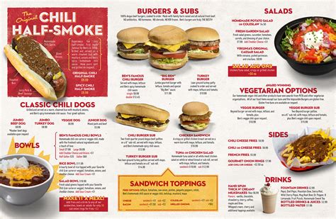 Horseshoe Baltimore Food Menus