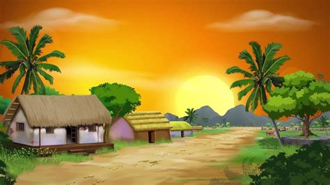 Indian village cartoon background – Artofit