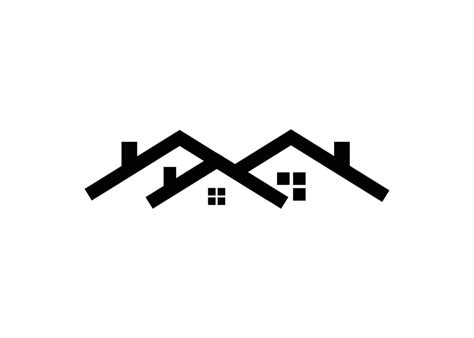 House roof icon design silhouette template illustration 24534845 Vector ...