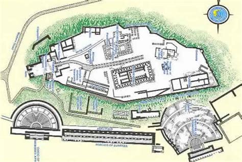 Map and Synopsis: Ancient Acropolis & Parthenon Athens Greece