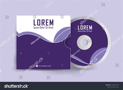 Cd Disk Box Label Design Cd Stock Vector (Royalty Free) 1993441544 ...