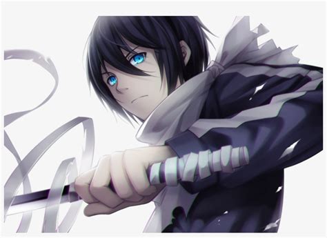 Yato Noragami Render - Anime Boys With Black Hair And Blue Eyes ...