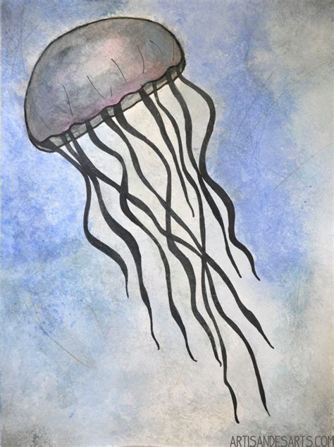 Simple Jellyfish Drawing at GetDrawings | Free download