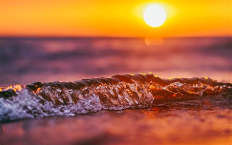 1366x768 Wave Sunset Laptop HD ,HD 4k Wallpapers,Images,Backgrounds ...