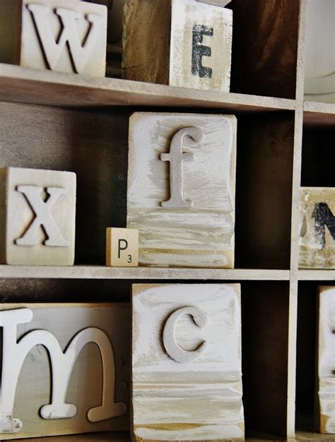 Trash to Treasure: DIY Wood Block Letters | Thistlewood Farms