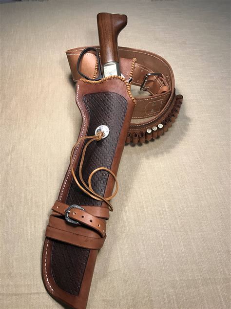 Leather Mares Leg Holster with Cartridge Belt | Etsy