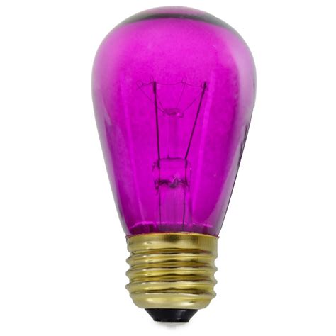 Transparent Purple Light Bulbs