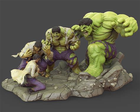 Hulk Transformation FANART by Miguel Hernandez Urbina – zbrushtuts