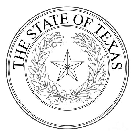 Printable Texas State Seal - Printable Word Searches