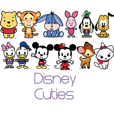 Kawaii Cute Disney Cartoon Characters - lvandcola