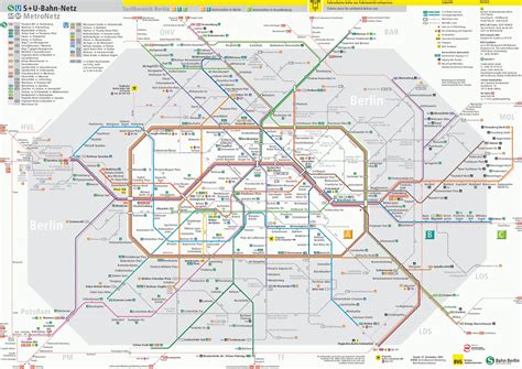 U-Bahn : Mapa del metro de Berlin, Alemania Metro Berlin, West Berlin ...