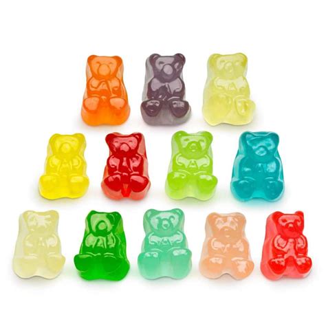 12 Flavor Gummy Bears by the pound or in bulk- LorentaNuts.com