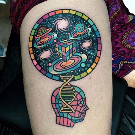 Raro82's acid colors psychedelic tattoos | iNKPPL