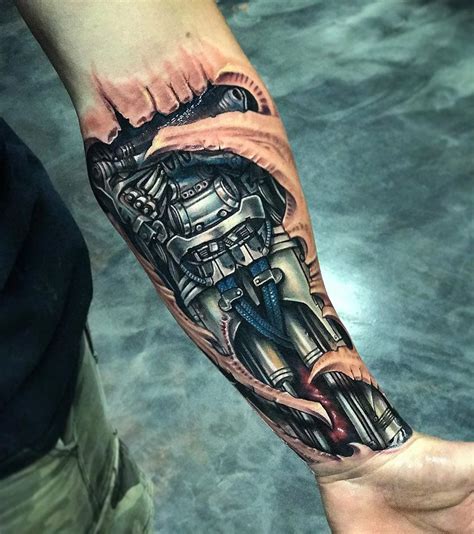 Biomechanical Forearm Tattoo | Татуировки, Идеи татуировок для мужчин ...