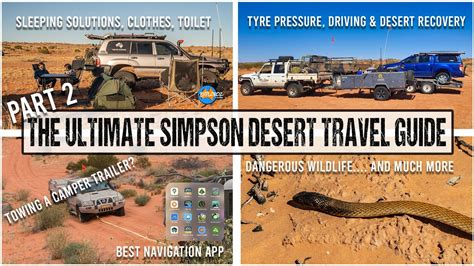 Ultimate Simpson Desert 4wd Travel Guide - Must Watch PART 2 [2022 ...