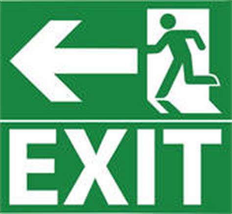 Green exit emergency sign | Clipart Panda - Free Clipart Images