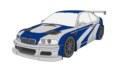 ArtStation - BMW M3 GTR E46 (NFSMW)