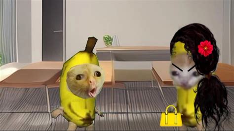 Banana Cat mom Getting Angry 😡 on Banana Cat🥺 #bananacat #happycats ...