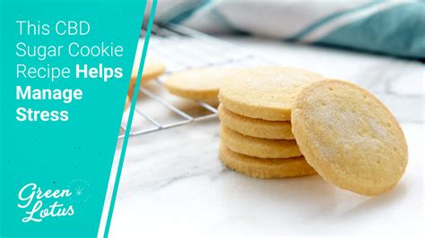 This CBD Sugar Cookies Recipe Helps Manage Stress 🍪