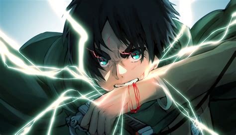 1336x768 Resolution Eren Yeager Anime Art 4K HD Laptop Wallpaper ...