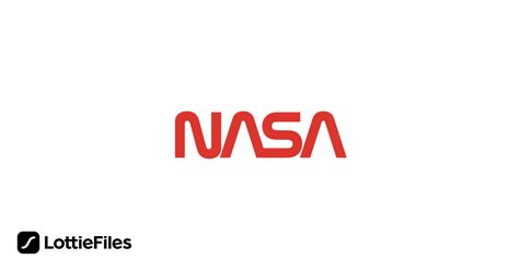 NASA Worm logo by Chris Gannon - LottieFiles