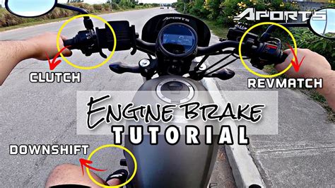 HOW TO USE ENGINE BRAKE IN MANUAL MOTORCYCLE | FULL TUTORIAL - YouTube