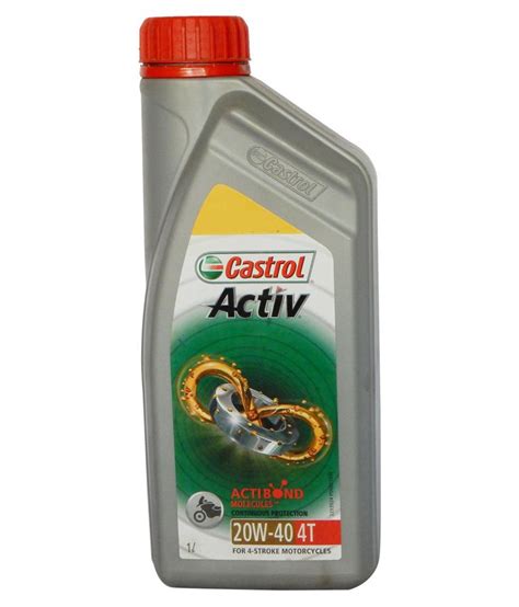 Castrol Activ 20W-40 Bike Engine Oil- 1L: Buy Castrol Activ 20W-40 Bike ...